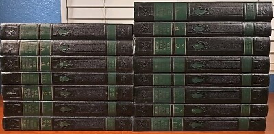 Vintage Compton's Pictured Encyclopedia Complete 15 Volume 1947 Hardback Books-image