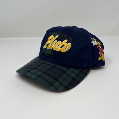 WALT DISNEY WORLD BLUE/GREEN PLUTO ONE SIZE ADJ HAT/ BASEBALL CAP -image