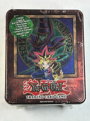 YUGIOH 2003 Dark Magician BPT Booster Pack Collector's Tin - SEALED-image