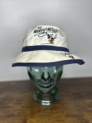 Vintage Mickey Mouse Signatures Bucket Hat Walt Disney World Goofy Donald Pluto-image