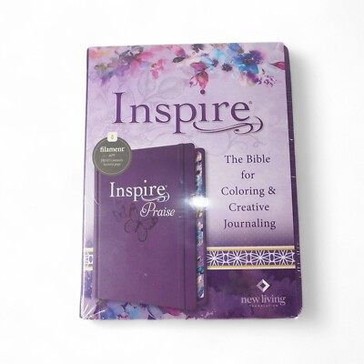 Inspire Praise Bible: The Bible For Coloring & Creative Journaling Hardcover NLT-image