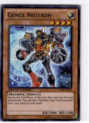 Yu-Gi-Oh Limited Edition Genex Neutron Super Rare #CT09-EN005-image