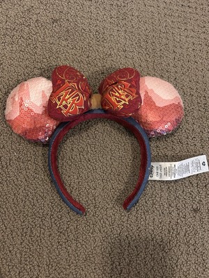 Big Thunder Mountain Minnie Mouse Main Attraction Ears Disney- Red Bow Headband-image