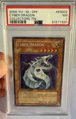 Cyber Dragon CT03-EN002 2006 Collectors Tin Limited Edition PSA 7-image