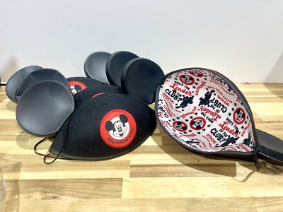 Walt Disney World Original Mickey Mouse Felt Ears Who’s the Leader (Set Of 4)-image