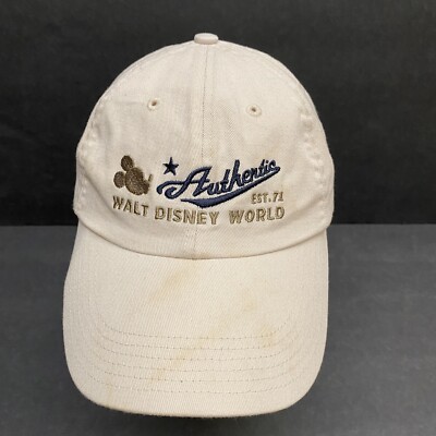Authentic Walt Disney World Hat Disney Parks Mickey Beige Strapback-image