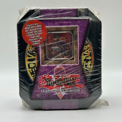 Yugioh 2004 Collectors Tin PURPLE COMMAND KNIGHT New Factory Sealed-image