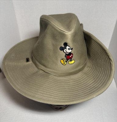 VTG Walt Disney World Mickey Mouse Safari Hat Size 