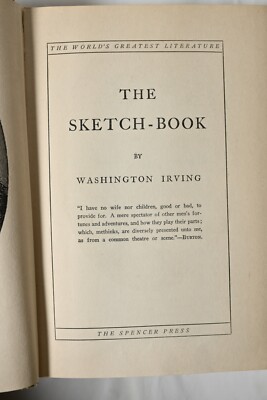 World’s Greatest Literature: Vicar of Wakefield Sketch Book Hardcover, 1936, US-image