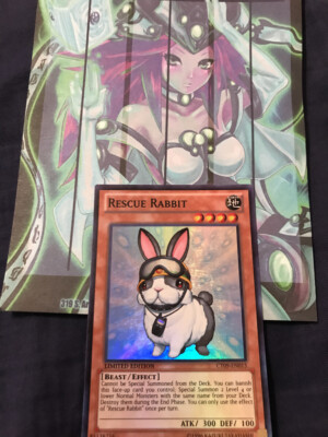 Yugioh 1x Rescue Rabbit CT09-EN015 Super Rare Limited Edition Near Mint -image