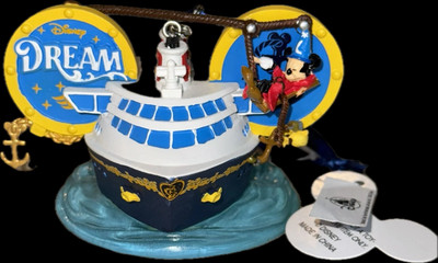 Disney Cruise Line DCL Dream Sorcerer Mickey Mouse Ear Hat Ornament-image
