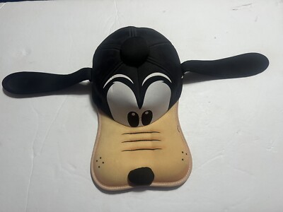 Walt Disney World Parks GOOFY Floppy Ear Souvenir Cap Stretch Back ADULT SZ-image