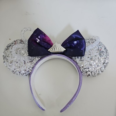 Disney' Parks Minnie Mouse The Main Attraction Space Mountain Ears Headband cute-image
