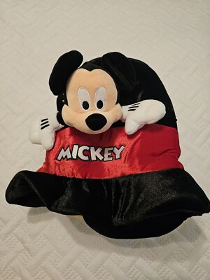 Walt Disney World Authentic Large Top Hat Mickey Mouse Crashing Through Cap-image