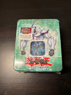 Yu-Gi-Oh! Elemental Hero Neos Collectible Tin 2006 Sealed, Unopened-image
