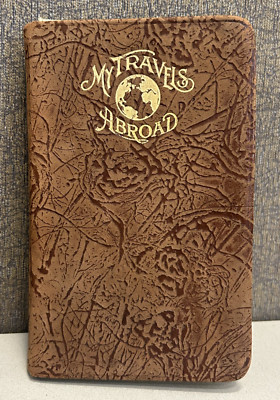 Antique 1920s Leather Bound Journal 