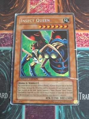 Yu-Gi-Oh! Insect Queen CT1-EN005 Limited Secret Rare HP/DMG a1/-image