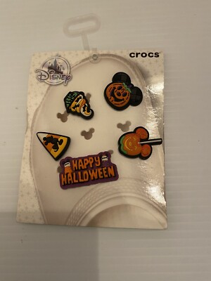 Disney Parks Halloween Crocs Jibbitz Shoe Charms Set Mickey Pumpkin NEW WDW-image