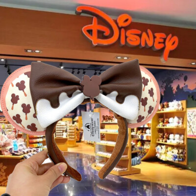 US Mickey Scented Loungefly Shanghai Disney.Ears New Chocolate Popsicle Headband-image