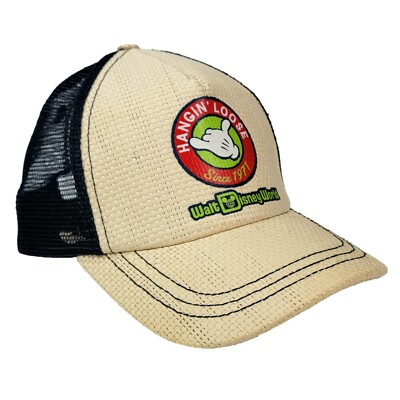 Walt Disney World Hat Disney Parks Snapback Ball Cap Mickey Mouse Hangin' Loose-image