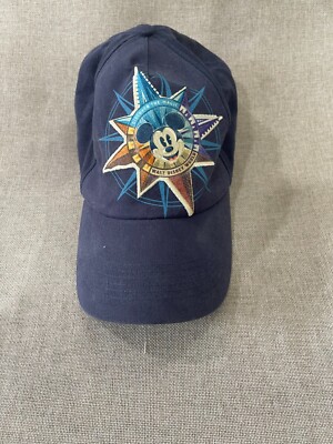 Vintage Walt Disney World Hat Baseball Cap Hat Adjustable Blue-image
