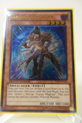 Yu-Gi-Oh! Gagaga Magician ZTIN-ENV01 Ultimate Rare Limited Edition NM *Misprint*-image