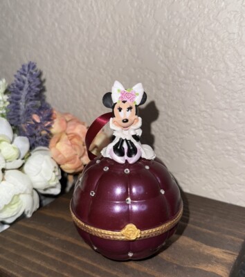 Disney Minnie Mouse Engagement Ring Box Christmas Ornament Gift Box 2022-image