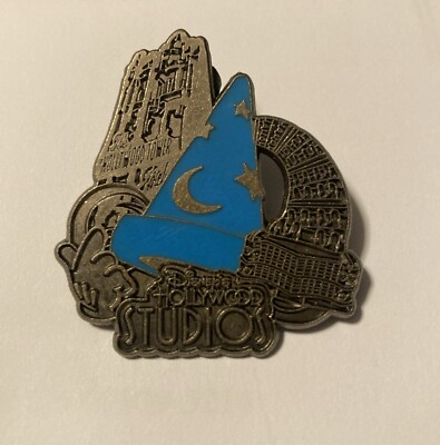 Disney WDW Theme Park Pin Icons Hollywood Studios Sorcerer Hat Fantasia 60682-image