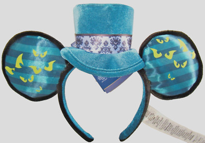 Disney Parks Haunted Mansion Ear Headband Mickey Main Attraction Ears WDW 50th-image