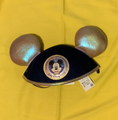 NEW~Walt Disney World 50th Anniversary Celebration Mickey Mouse Ear Hat #6016E-image