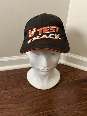 Walt Disney World VNT Epcot Test Track Black Hat Cap Size Adjustable Flaws**-image