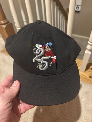 NEW Walt Disney World 25 Year Anniversary Mickey Mouse Magic Kingdom Hat Rare-image