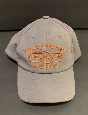 Walt Disney World Cap Gray Orange 1971-image
