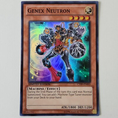 Genex Neutron - CT09-EN005 - Super Rare - NM - Limited Ed - Yugioh-image