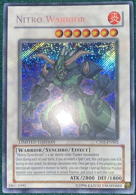 Yu-Gi-Oh! TCG Nitro Warrior 2008 Ct05-Ens02 Secret Rare Bleed Lp-image