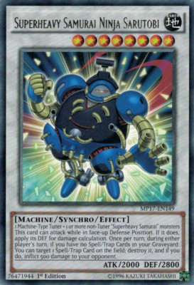 Superheavy Samurai Ninja Sarutobi [MP17-EN149] Rare Lightly Played 1st Edition --image