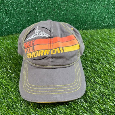 Disney Parks Walt Disney World Hat See You Tomorrow Baseball Cap Strapback Adult-image