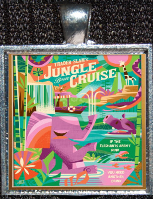Jungle Cruise Elephant Disneyland Walt Disney World Pendant Necklace Jewelry-image