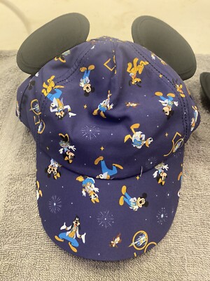 WDW Disney Park 50th Anniversary Mickey Ears Baseball Hat Cap Toddler Child Size-image