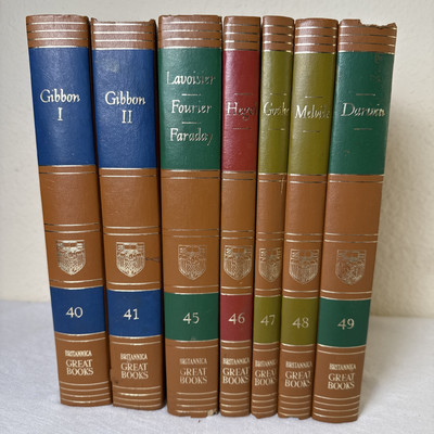 Great Books of the Western World 1952 Vol 40 41 & 45-49 Encyclopedia Britannica-image