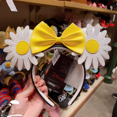 Daisy-Minnie Ears Headband Limited Chrysanthemum White Loungefly Disney2025-image