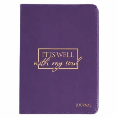 Christian Art Gifts Purple Faux Leather Jou- leather bound, 9781642720228, Gifts-image