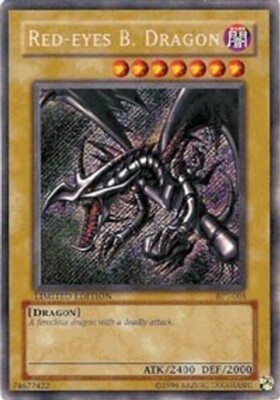 YuGiOh:  BPT-005 Red-Eyes B. Dragon!  Heavily Played!  FREE SHIPPING!-image