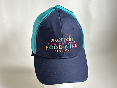 Walt Disney World Epcot Food & Wine Festival 2022 Adjustable Cap Hat-image