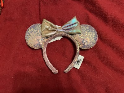 Disney Parks Earidescent 50th WDW Anniversary Minnie Mouse Ears NWT-image