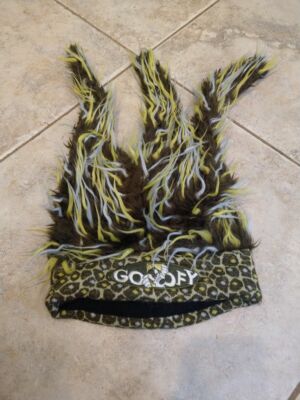 Authentic Disneyland Resort Walt Disney World Goofy Hat Fuzzy Crazy Fun RARE-image