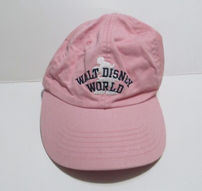 Walt Disney World Ball Cap Adult Adjustable Hat Pink-image