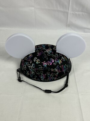 Walt Disney Parks Mickey Mouse white Ears Cap Hat light-up ears color changing -image