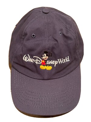 Vintage Walt Disney World kids Baseball Cap Hat adjustable strapback  Blue-image