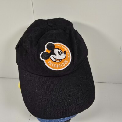 Rare Walt Disney world Passholder Mickey baseball hat cap adjustable Disney Park-image